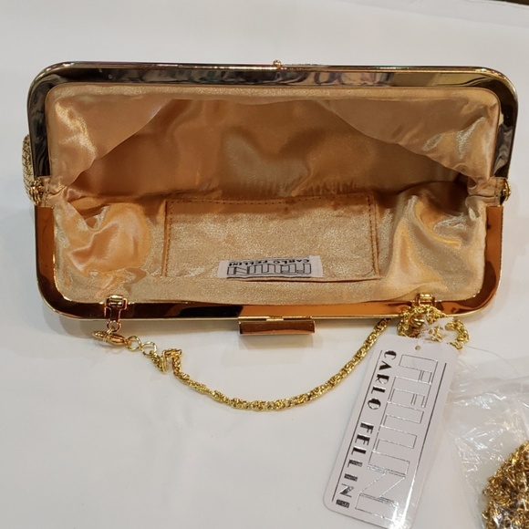 NWT Shiny Gold Purse - Picture 3 of 5